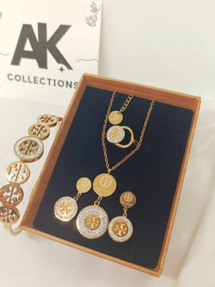 Premium Stainless Steel 18kgold Brand Inspired Combo Deal