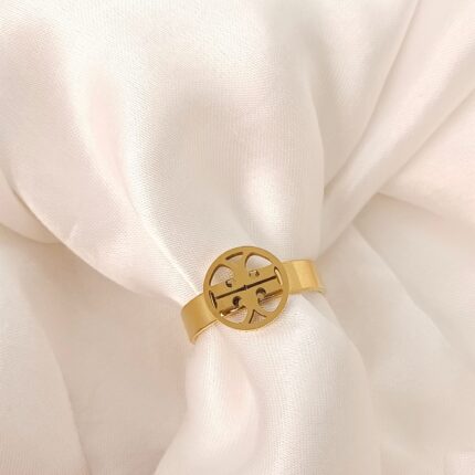 Simple Brand Inspired Stainless Steel Ring