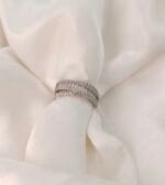 Exquisite S925 Sterling Silver Shiny Band Ring