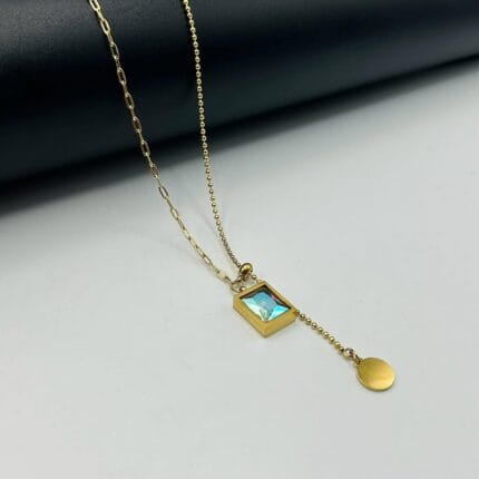 Charming Rainbow Stainless Steel Adjustable Pendant Necklace