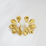 18k Gold Leaf Earrings
