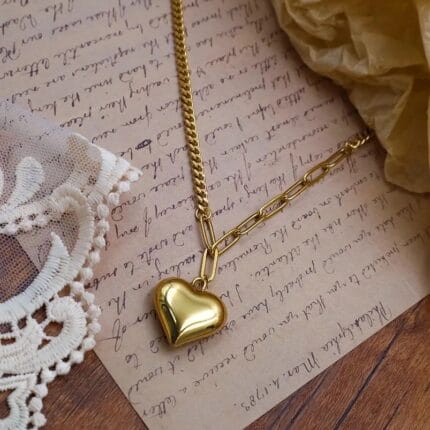 Loving Glow Necklace, Implant Grade Titanium Waterproof, Non Tarnish