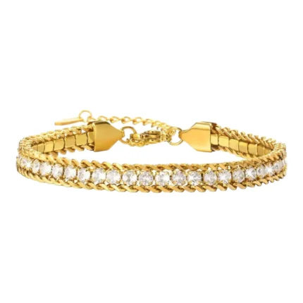 Elara Glow Bracelet | 18K Gold Plated | Water Proof