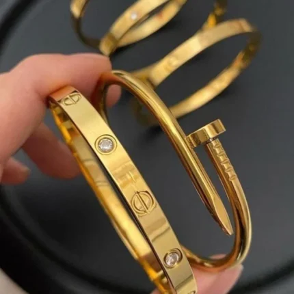 Cartier Nail And Cartier Love Stack