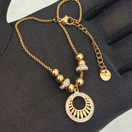Premium Quality 18k Gold Plated Bracelet, Water Proof & Stainless Steel