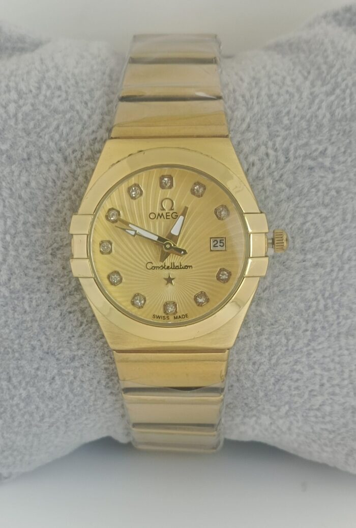 OMEGA Yellow Gold Premium Stainless Steel Watch