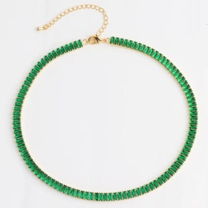 Emerald Tennis Necklace